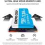 Micro Center Premium 128GB microSDXC Card UHS-I Flash Memory Card C10 U3 V30 4K UHD Video A1 Micro SD Card with Adapter (128GB)