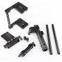CAMVATE Camera Cage Rig Top Handle Tripod Mount Plate for Canon Nikon Sony Panasonnic(Black)
