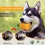 Fairwin Ultra-Durable Dog Toys for Aggressive Chewer - Lifetime Replacement Guarantee - Indestructible Bite-Resistant Tough Chew Toys for Boredom Medium Large Dogs, Food Grade Non-Toxic Teething Toy