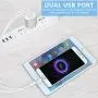 Bling USB Wall Charger,5V/2.4A Dual Port Quick Fast Charger Plug Cell Phone Block Adapter for iPhone 11/Xs/XS Max/XR/X/8/7/6/Plus,iPad Pro/Air 2/Mini 3/4,Android Samsung Note/Galaxy 9/8/7/10(1 Pack)