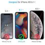 Mkeke Compatible with iPhone XR Case,Clear Anti-Scratch Shock Absorption Cover Case for iPhone XR Black