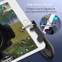PUBG Mobile Controller for Tablet/iPad - Aovon Upgrade Version Sensitive L1R1 Shoot Aim Game Trigger Gamepad Grip, Support 5.5-12.9 inch iPad & Tablet (Black)
