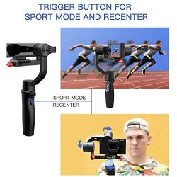 Hohem Digital Camera Gimbal Stabilizer Handheld Gimble for Sony RX100, for Canon PowerShot, for Panasonic Lumix, Action Cameras and Smartphones, Playload 400g, 3-in-1 Gimball (hohem iSteady Multi)