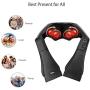 Naipo Shiatsu Back and Neck Massager with Heat Deep Kneading Massage for Neck, Back, Shoulder, Foot and Legs, Use at Home, Car, Office