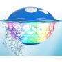 Bluetooth Speakers with Colorful Lights, Portable Speaker IPX7 Waterproof Floatable, Built-in Mic,Crystal Clear Stereo Sound Speakers Bluetooth Wireless 50ft Range for Home Shower Outdoors Pool Travel