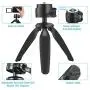 Heavy Duty Tripod, UBeesize Phone Camera Tabletop Mini Tripod Cell Phone Clip Holder, Compatible with iPhone, Smartphones, Gopro, Webcams, Compact Cameras DSLRs Heavy Duty Tripod, UBeesize Phone Camera Tabletop Mini Tripod Cell Phone Clip Holder, Compatible with iPhone, Smartphones, Gopro, Webcams, Compact Cameras DSLRs
