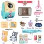LBLA Pet Care Play Set for Kids Dog Cat Backpack Pretend Toys for Toddlers Educational Gifts for Girls Boys 17 Pieces LBLA Pet Care Play Set for Kids Dog Cat Backpack Pretend Toys for Toddlers Educational Gifts for Girls Boys 17 Pieces