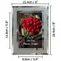 Calenzana 4x6 Picture Frames Sparkle Glass Photo Frame Set for Tabletop, 2 Pack