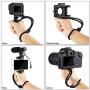 OCTO MOUNTS | F-Mount Mobile Smartphone Camera Grip Holder Handle Rig Monopod with Tripod Mount and Cold Shoe Mount for Filming Video on Most Smartphones - iPhone, iPhone Plus, Galaxy, Android