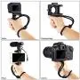 OCTO MOUNTS | F-Mount Mobile Smartphone Camera Grip Holder Handle Rig Monopod with Tripod Mount and Cold Shoe Mount for Filming Video on Most Smartphones - iPhone, iPhone Plus, Galaxy, Android