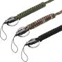 Bememo 6 Pieces Paracord Lanyard Keychain Utility Necklace Rope Cord Wrist Strap Parachute Cellphone Camera ID Holders for Outdoor Hiking Camping