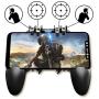 King Shine AK-66 All-in-One PUBG Remote Controller, Six Fingure Gampad for All Android & iOS Mobile Phones Size Upto 6.5" inch