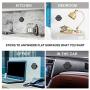 Car Grips Mount for Phone Stand, CreaDream 2 Pack Car Phone Holder for Collapsible Grip/Socket Mount Users with Sticky, Used on Dashboard, Home, Office, Kitchen, Desk, Wall-Black