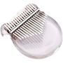 Kalimba,Thumb Piano,17-Key Acrylic Material Transparent Bear-Shaped Muslady