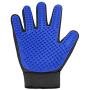 [Upgrade Version] Pet Grooming Glove - Gentle Deshedding Brush Glove - Efficient Pet Hair Remover Mitt - Enhanced Five Finger Design - Perfect for Dog & Cat with Long & Short Fur - 1 Pair
