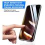 iPhone 7 Plus Case,iPhone 8 Plus Case, ZHIKE Anti-Peep Magnetic Adsorption Case Front and Back Tempered Glass Full Screen Coverage One-Piece Design Flip Privacy Cover (Anti Spy-Clear Black)