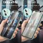[4 Pack] UniqueMe 1 Pack Tempered Glass Privacy Screen Protector +1 Pack Clear Screen Protector+2 Pack Camera Lens Protector 9H Hardness for iPhone 11 (6.1 inch)