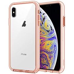 JETech Case for Apple iPhone Xs Max 6.5-Inch, Shock-Absorption Bumper Cover, Rose Gold