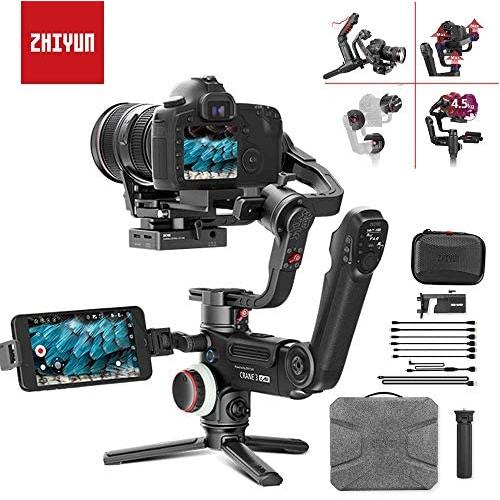 Zhiyun Crane 3 LAB 3-Axis Handheld Stabilizer Gimbal Redefine Stabilizer 4.5KG Payload for All Almost Mirrorless Cameras DSLRs,Versatile Structure,Wireless Image Transmission ViaTouch(Standard Pakege)