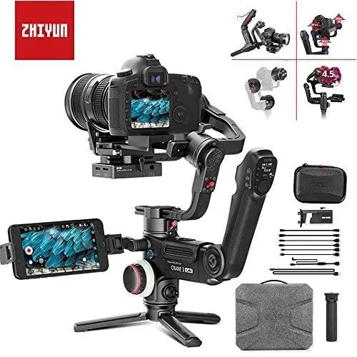 Zhiyun Crane 3 LAB 3-Axis Handheld Stabilizer Gimbal Redefine Stabilizer 4.5KG Payload for All Almost Mirrorless Cameras DSLRs,Versatile Structure,Wireless Image Transmission ViaTouch(Standard Pakege) Zhiyun Crane 3 LAB 3-Axis Handheld Stabilizer Gimbal Redefine Stabilizer 4.5KG Payload for All Almost Mirrorless Cameras DSLRs,Versatile Structure,Wireless Image Transmission ViaTouch(Standard Pakege)