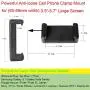 Fantaseal Ergonomic Action Camera Hand Grip Mount w/Smartphone Clip Compatible with Sony FDR X-3000V X1000VR HDR AS 300 AS-10/15 /20/30/50/100 Action Cam Nikon Keymission Hand Grip Handheld Holder