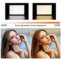 TOAZOE T119S RA CRI95 Super Slim LED Light Panel,3300K-5600K LED Video Light Panel, LCD Display Screen,Color Temperature and Brightness can be Adjusted with NP-F550 Lithium Battery
