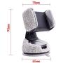 Bling Crystal Car Phone Mount with One More Air Vent Base, Universal Cell Phone Holder for Dashboard,Windshield and Air Vent. (Sliver)