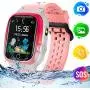 themoemoe Kids GPS Watch, Kids Smartwatch with GPS Tracker Waterproof Phone Smartwatch 1.44 SOS Touch Screen Flashlight Camera Math Game Chat (Pink) themoemoe Kids GPS Watch, Kids Smartwatch with GPS Tracker Waterproof Phone Smartwatch 1.44 SOS Touch Screen Flashlight Camera Math Game Chat (Pink)