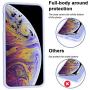 iPhone Xs Max Case, Anuck Soft Silicone Gel Rubber Bumper Case Anti-Scratch Microfiber Lining Hard Shell Shockproof Full-Body Protective Case Cover for Apple iPhone Xs Max 6.5" 2018 - Light Purple