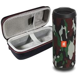 JBL Flip 4 Portable Bluetooth Wireless Speaker Bundle with Protective Travel Case - Camouflage