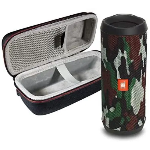 JBL Flip 4 Portable Bluetooth Wireless Speaker Bundle with Protective Travel Case - Camouflage JBL Flip 4 Portable Bluetooth Wireless Speaker Bundle with Protective Travel Case - Camouflage