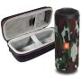 JBL Flip 4 Portable Bluetooth Wireless Speaker Bundle with Protective Travel Case - Camouflage