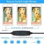 10" Ring Light Selfie Light Ring with Tripod Stand & Cell Phone Holder and Remote Control 3000-5500K 120 Bulbs Dimmable Beauty Desktop Ringlight for YouTube Video/Live Stream/Makeup/Photography