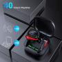 Wireless Earbuds, Motast Bluetooth 5.1 Sport Headphones IP8 Waterproof 40H Playtime TWS Earhooks Headset with Charging Case Stereo Sound CVC8.0 Noise Cancelling Wireless Earphone for Running Gym
