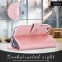 FYY Case for iPhone 8/iPhone 7/iPhone SE (2nd) 2020 4.7"[Kickstand Feature] Luxury PU Leather Wallet Case Flip Folio Cover with [Card Slots][Wrist Strap] for iPhone 8/7/SE (2nd) 2020 4.7" Rose Gold