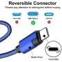 USB C Cable, UNISAME 3 Pack 10Ft Heavy Duty Bold Braided USB Type C USB Fast Charging Cable for Galaxy S20 Ultra S20+ S10 S10+ S10e S9 S8 Note 10 9 8 LG G7 G6 V40 V35 Oneplus 6T 7