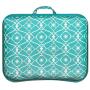 LapGear Designer Lap Desk with Phone Holder and Device Ledge - Aqua Trellis - Fits up to 15.6 Inch Laptops - Style No. 45422