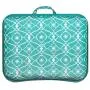 LapGear Designer Lap Desk with Phone Holder and Device Ledge - Aqua Trellis - Fits up to 15.6 Inch Laptops - Style No. 45422