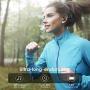 Muzili Bluetooth Earbuds with Charging Case for 36hrs Long Playtime, True Wireless Earbuds with Over-Ear Earhooks for Running, Rope Skipping, Yoga, IPX7 Waterproof, Deep Bass Earphone with Mic, Black