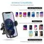 [Upgraded]Wireless Car Charger Mount-Triangle Linkage Automatic Clamping 10W Qi Fast Charging Air Vent Phone Holder,Infrared Sensing Compatible with iPhone 11 Pro Max Xs XR X 8,Samsung S10 S9 Note 10