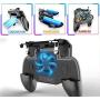 Sunny&Lucky Pubg Controller Gamepad Pubg Mobile Trigger L1R1 Shooter Joystick Game Pad Phone Stand Cooler Fan with 2000 mAh Power Bank【Upgraded Version 2000mAh】