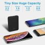 Slim 5000mAh Cell Phone Power Bank External Battery Pack, Thin Portable Battery Charger for Phone Dual USB 2A Compatible with iPhone 6/7/8/Xs/Xs Max/Xr and Other Smart Devices