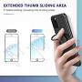 ORIbox Finger Ring Stand, Phone Ring Kickstand, Metal Grip Holder for Magnetic Car Mount Compatible with iPhone Galaxy Smartphone Accessories Black