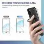 ORIbox Finger Ring Stand, Phone Ring Kickstand, Metal Grip Holder for Magnetic Car Mount Compatible with iPhone Galaxy Smartphone Accessories Black ORIbox Finger Ring Stand, Phone Ring Kickstand, Metal Grip Holder for Magnetic Car Mount Compatible with iPhone Galaxy Smartphone Accessories Black