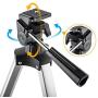 Gskyer Telescope, 70mm Aperture 400mm AZ Mount Astronomical Refracting Telescope for Kids Beginners - Travel Telescope with Carry Bag, Phone Adapter and Wireless Remote