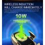 Wireless Fast Car Charger A5 10W for Android iOS Smartphone Mobile Phone Fast Charging with Smart Sensor Car Mount Fast Charger for iPhone Xs Max/XR/X/8/8Plus Samsung S9/S8/Note 8