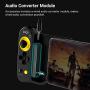 Gamogo Dual Thorn Gamepad PG-9167 Game Wireless Controller 380mAh BT4.0 Detachable Plug & Play Joypad with Audio Module Joystick Compatible with Android/iOS TV Game (NOT Compatible with iOS 13.4)