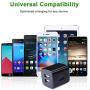 USB Wall Plug, GiGreen 2.1A Dual Port USB Power Block 5 Pack Portable Quick Charger Cubes Compatible iPhone 7/6 plus/8/x, Samsung Galaxy S9/S10e/S9/S8 Plus/S6, LG G8/G7/V35/V40 ThinQ, Moto G7 plus