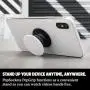 PopSockets PopGrip: Swappable Grip for Phones & Tablets - White on Black