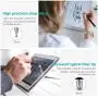 Stylus Pen, Universal Stylus, Stylus para Pantallas táctiles, Disc Stylus Touch Screen Pens for All Capacitive Touch Screens Cell Phones Tablets Laptops, 2 Pieces + 6 Bonus Replacement Tips (Silver)